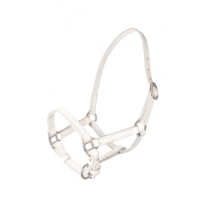 zwart of wit  leren mini halster